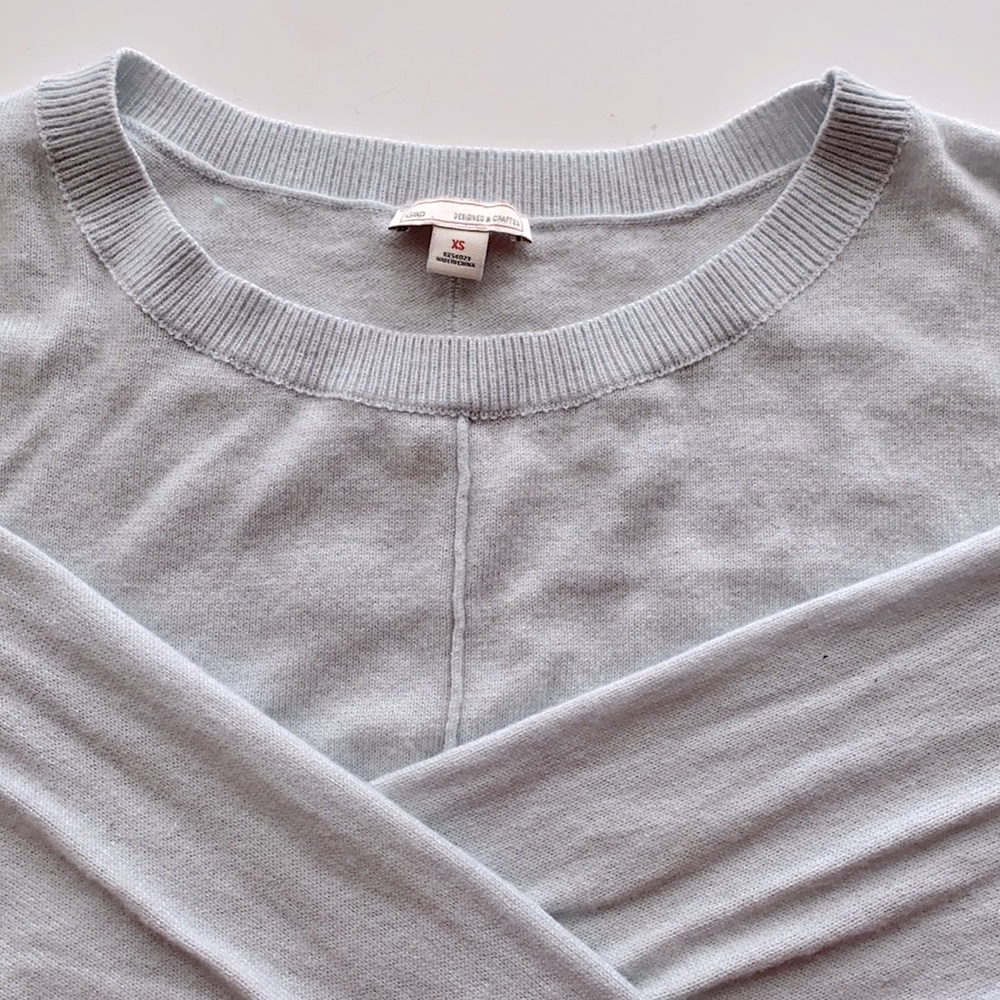 GAP Pale Blue Super Soft Wool Blend Boxy Cut Sweater XS